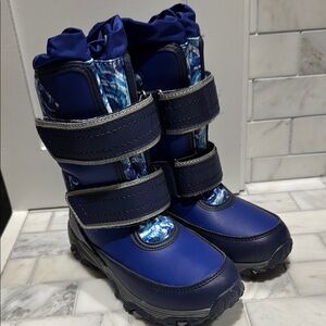 Kids Blue Winter Boots